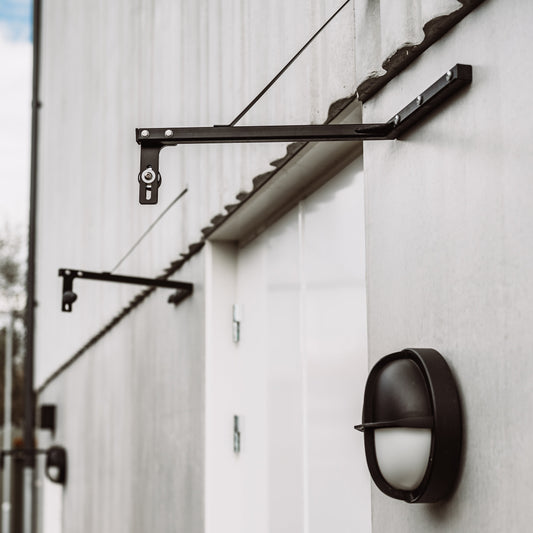 Dampening Door Stop FKR Grey – Reversible and Space-Saving Door Stop in Steel